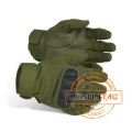 Excellente fibre cuir respirant gants tactiques